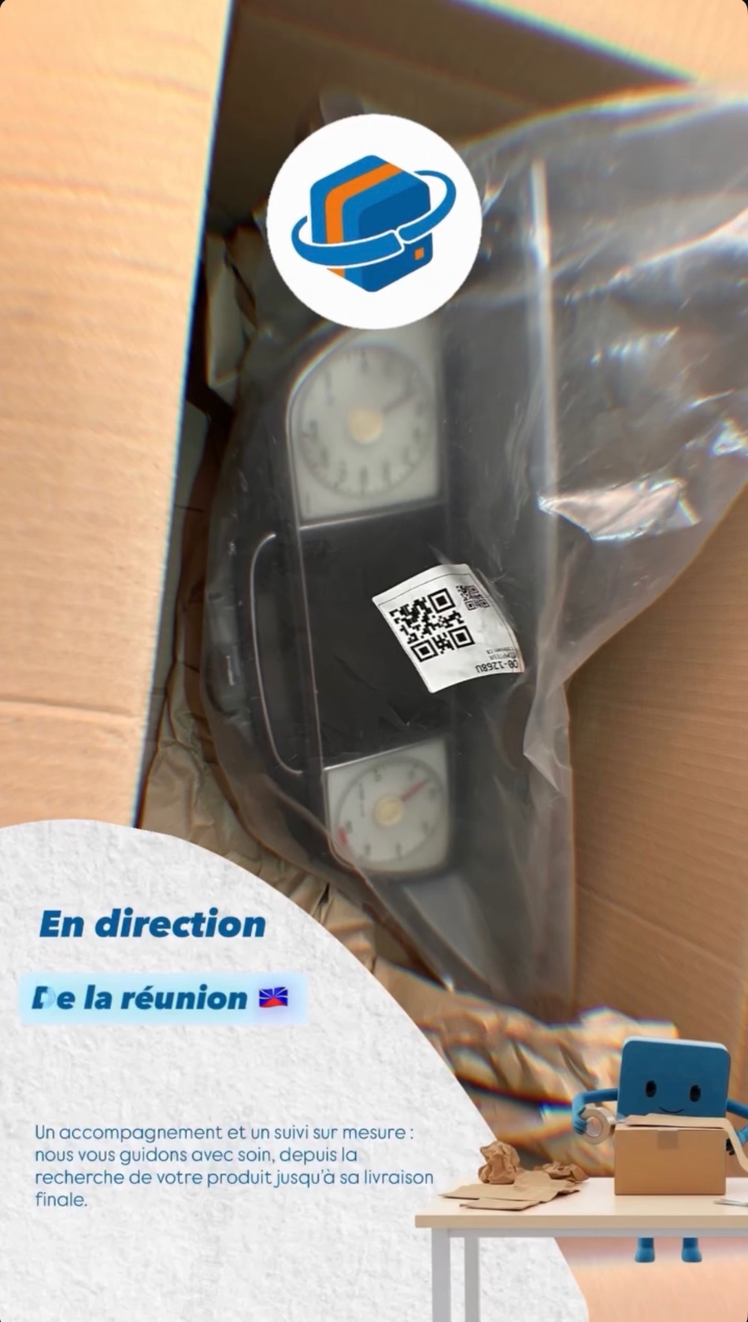 Tableau de bord protégé, direction La Réunion